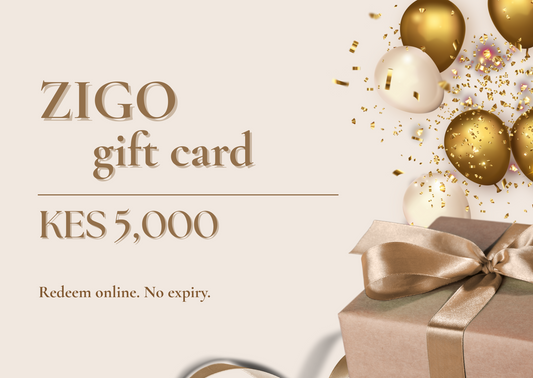 ZIGO Personalised Gift Card