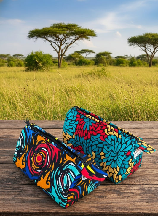 Zigo Kitenge Toiletry Bags